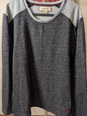 $16 Tommy Bahama Mens XL Relax Two Tone Fleece Crewneck Pullover Sweatshirt EUC